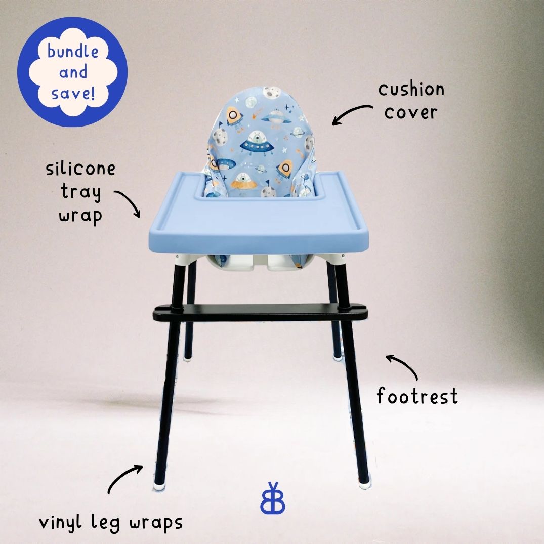 IKEA Highchair Accessory Bundle – Space Print