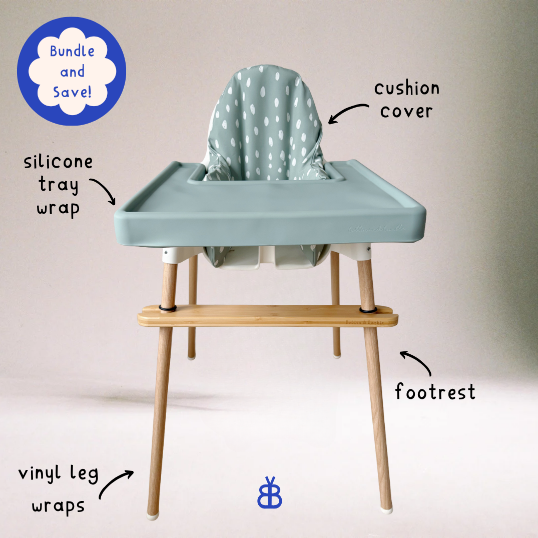 IKEA Highchair Full Glow-Up Bundle – Sage Spots