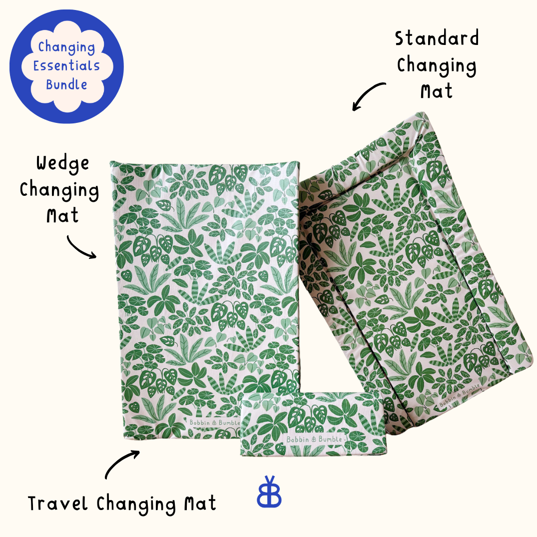 Complete Baby Changing Mat Bundle - Leaf