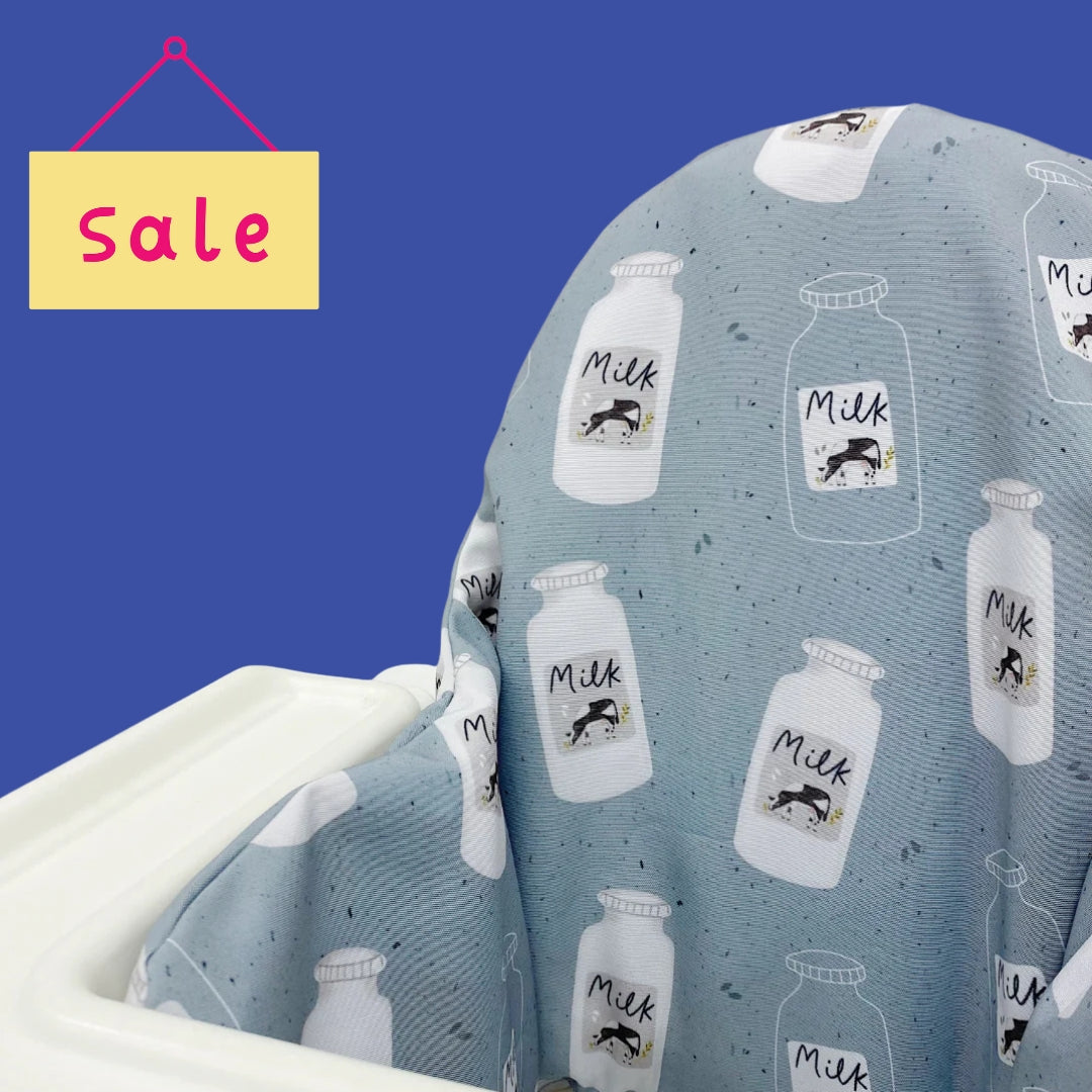 IKEA Highchair Cushion Cover - Milk Cow Print | Bobbin and Bumble.