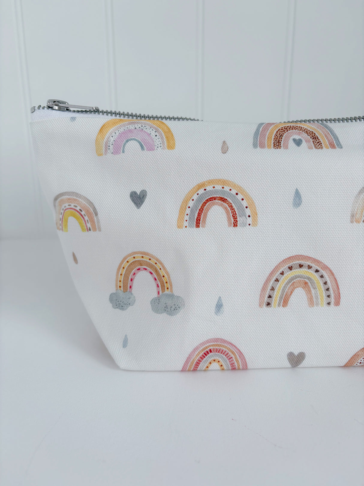 Nappy and wipes pouch - Beau Rainbow Print