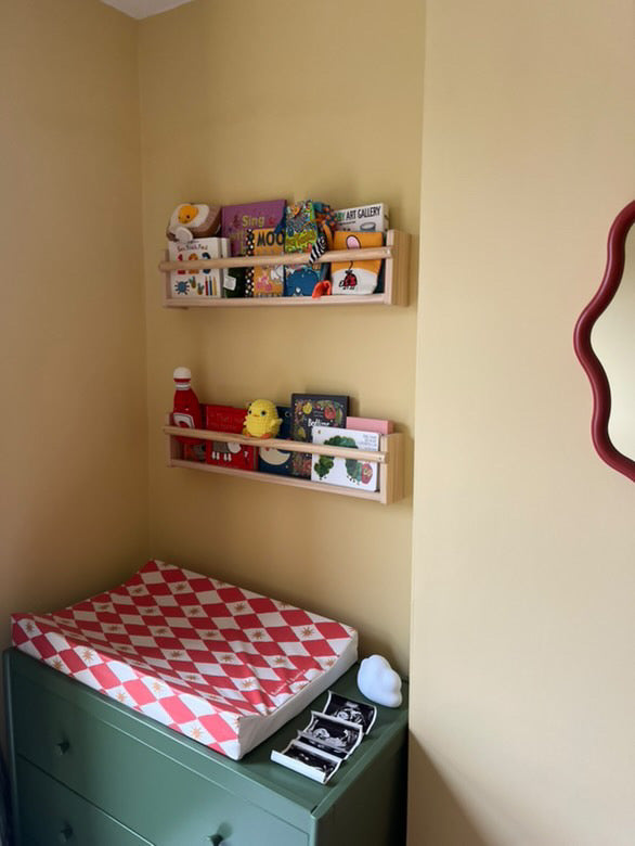 Complete Baby Changing Mat Bundle - Red Harlequin