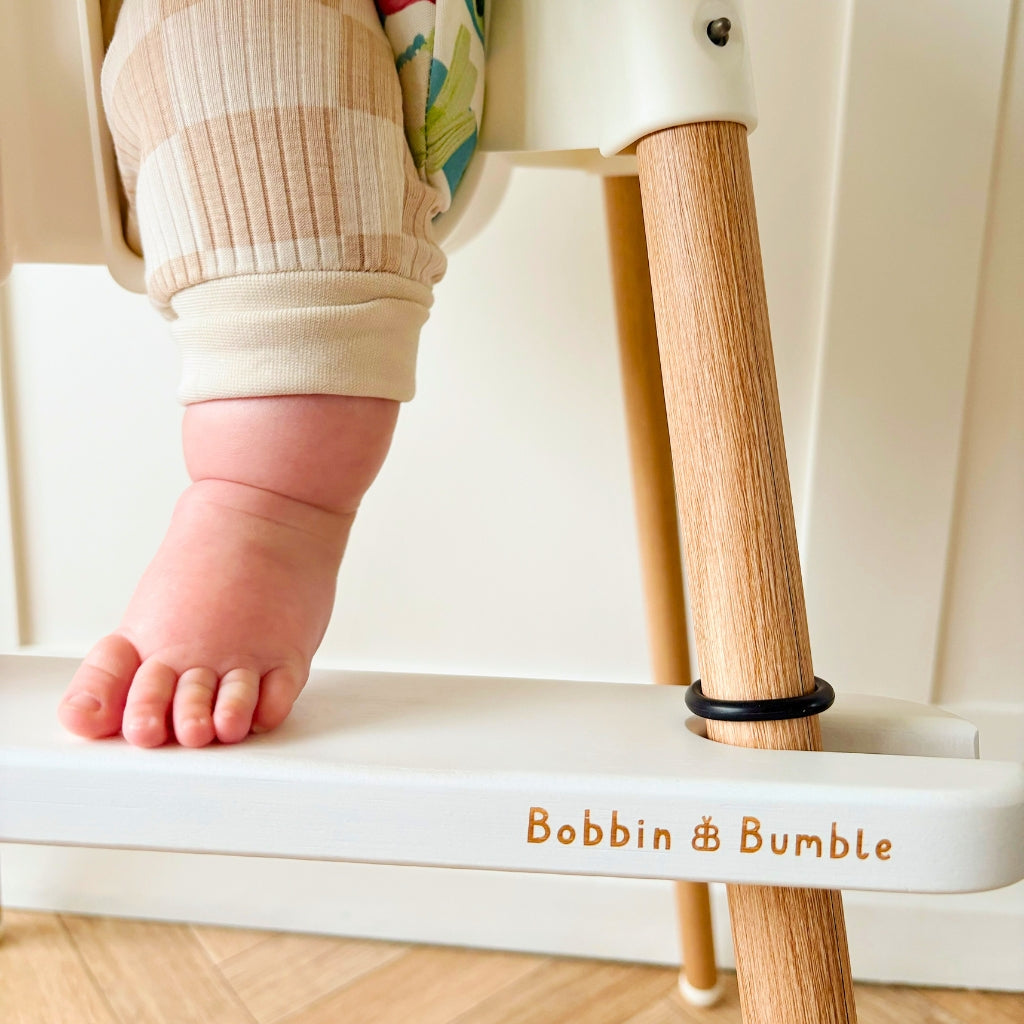 IKEA Highchair Footrest - White Wood