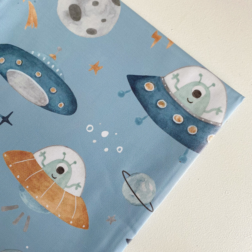 Splash mat - Space Print | Bobbin and Bumble.
