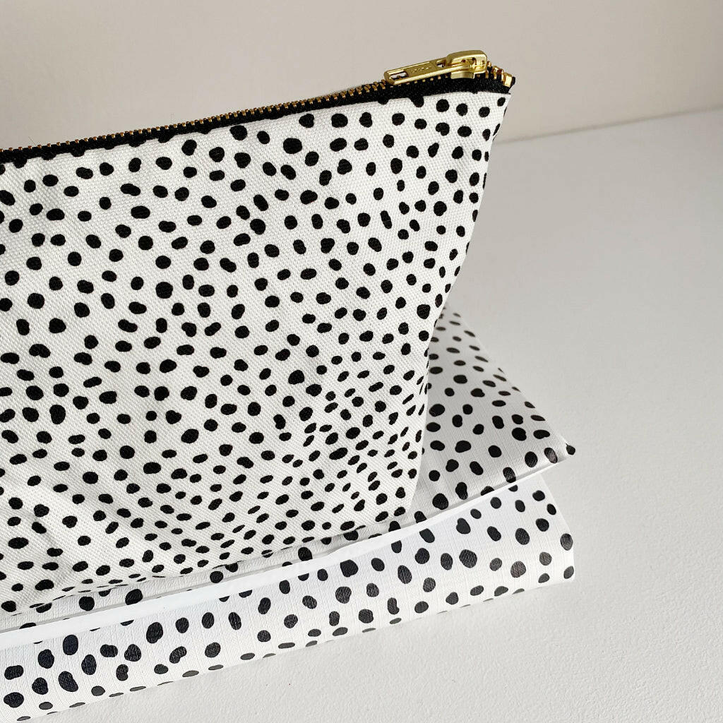 Nappy organiser bag - Dalmatian Print | Bobbin and Bumble.