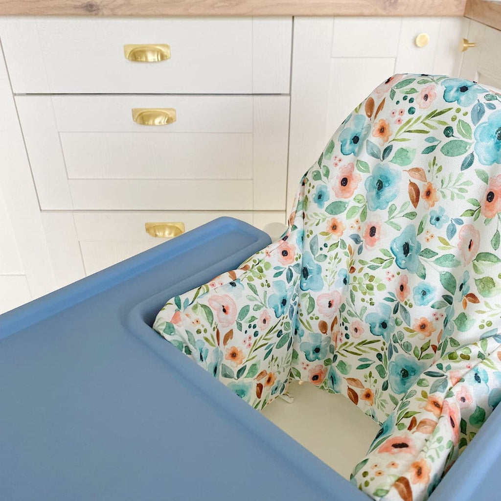 Full wrap placemat for the IKEA highchair - Sky Blue | Bobbin and Bumble.