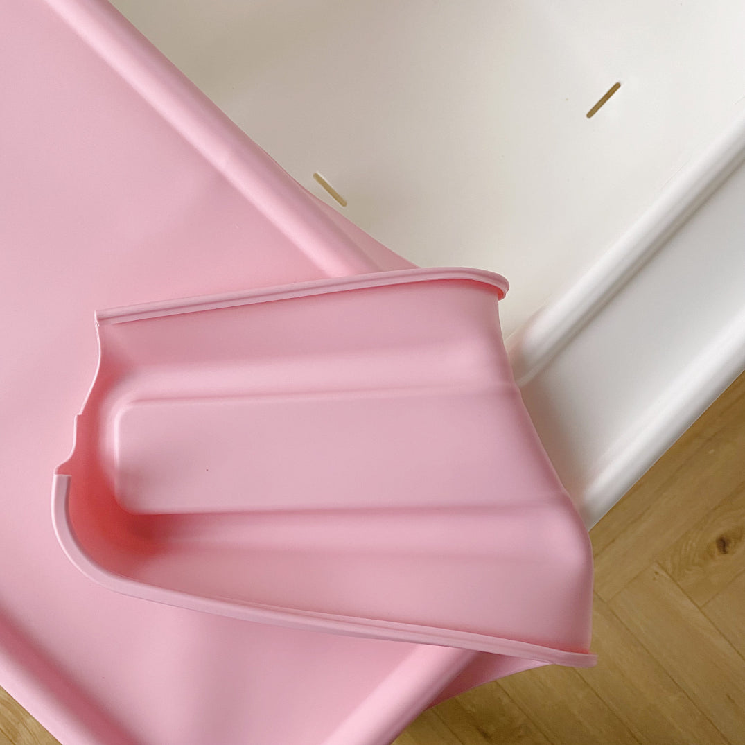 IKEA High chair Silicone Full Wrap Tray Placemat - Bubblegum Pink | Bobbin and Bumble.