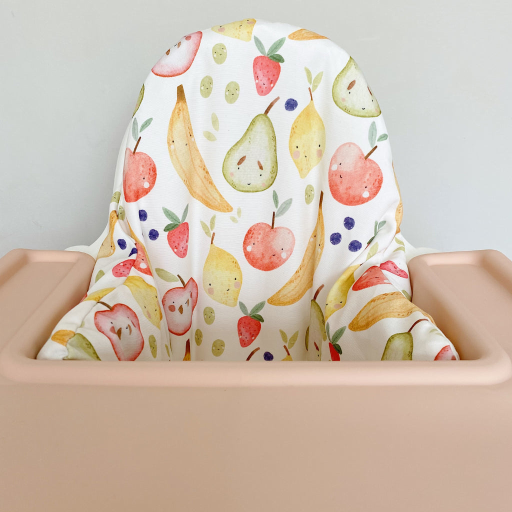 IKEA Highchair Cushion Cover - Fruit Squash Print | Bobbin and Bumble.