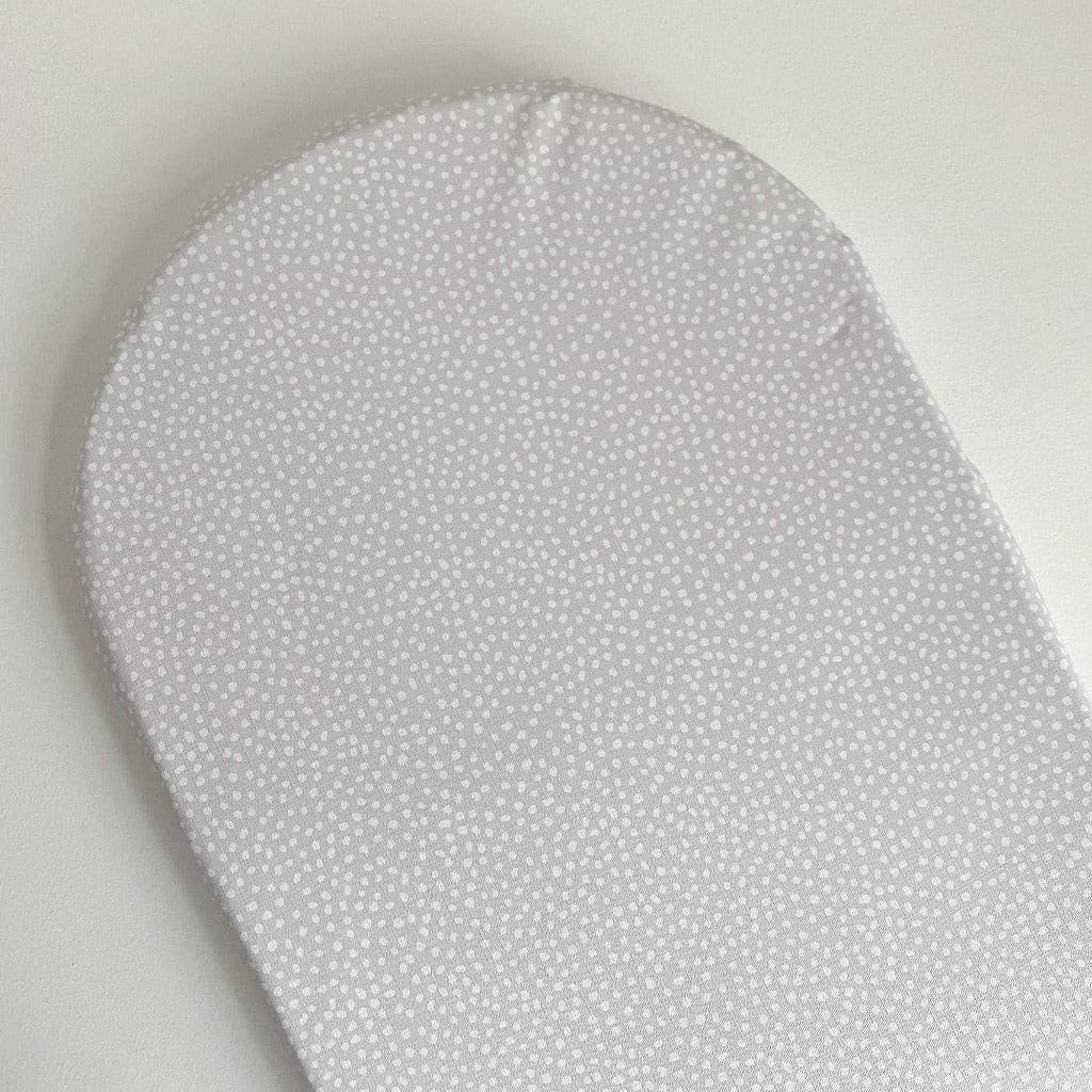 Padded Changing Basket Liner - Grey Spots Print | Bobbin and Bumble.