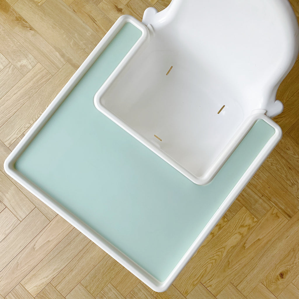 IKEA Antilop High chair Silicone Tray Placemat Insert - Candy Apple Green | Bobbin and Bumble.