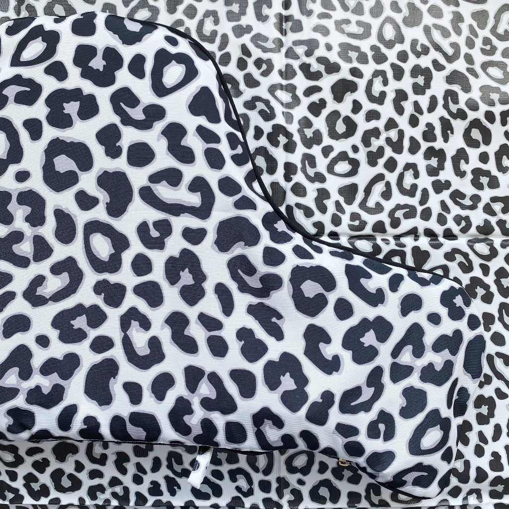 IKEA Antilop Highchair Cushion Cover - Unisex Snow Leopard Print | Bobbin and Bumble.