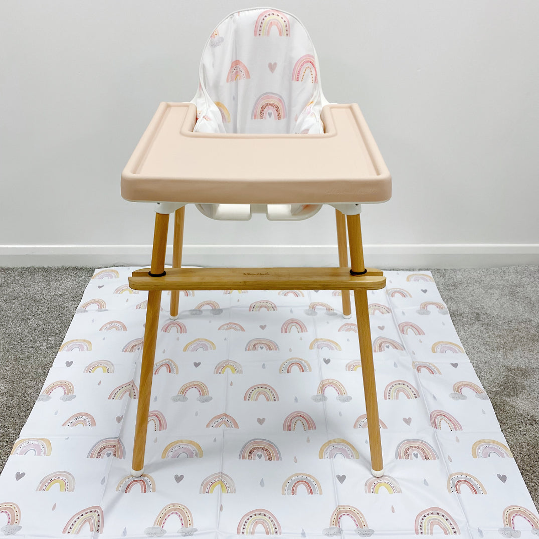 IKEA Highchair Cushion Cover - Beau Rainbow Print | Bobbin and Bumble.
