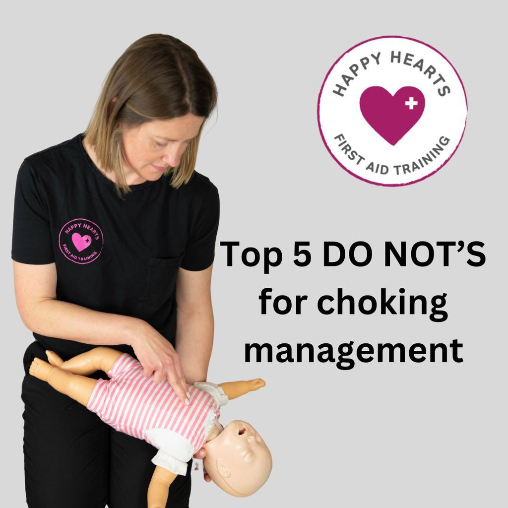 Top 5 DO NOT’S for choking management