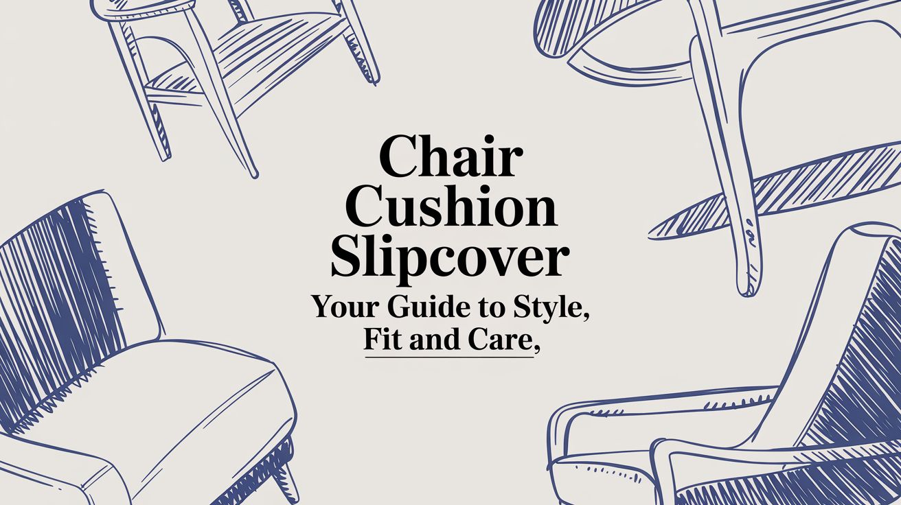 Chair Cushion Slipcover Your Guide to Style Fit and Care