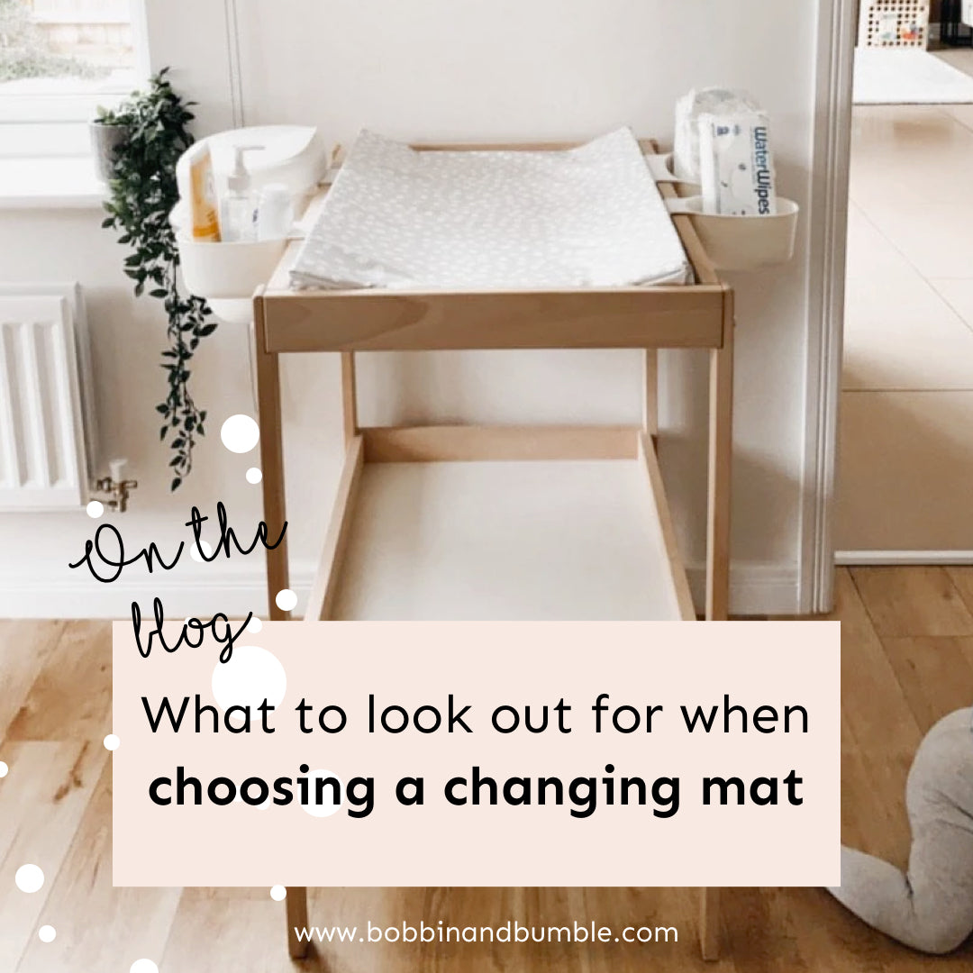 Changing Mat Material What to look out for when choosing a changing mat | Bobbin and Bumble