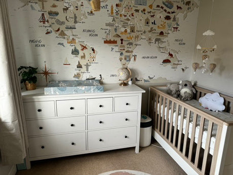 World Map Themed Changing Mats & Accessories