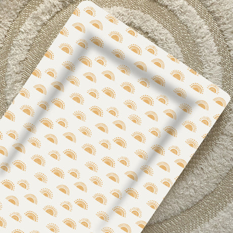 Deluxe Baby Changing Mat - Boho Sunset Print | Bobbin and Bumble.