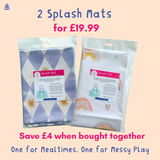 Splash Mat Bundle - Blue Harlequin and Beau Rainbow