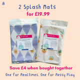Splash Mat Bundle - Blue Harlequin and Pot Plants
