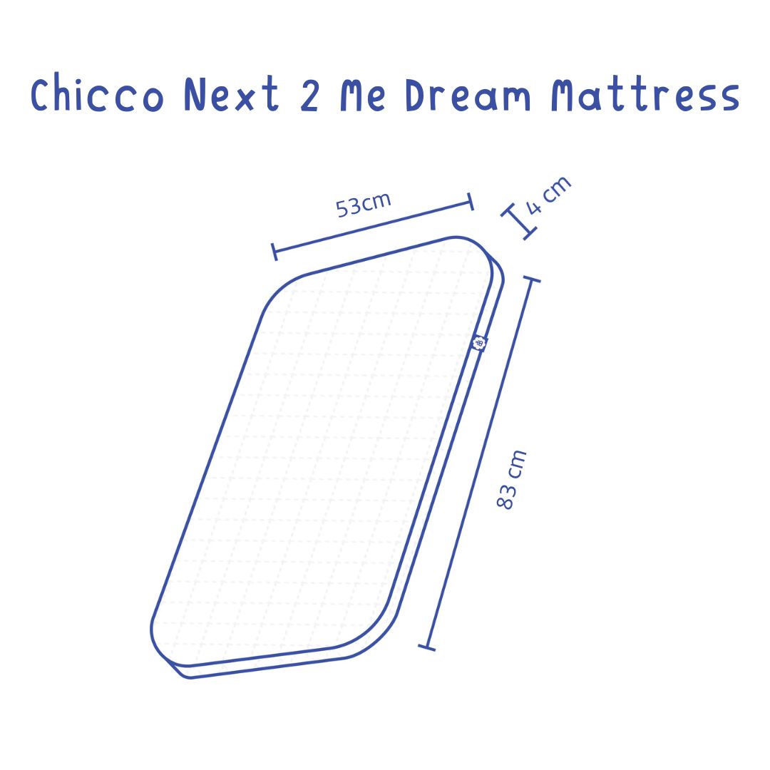 Next to Me Crib Mattress - Nursery Grade Foam with Organic Cotton Cover