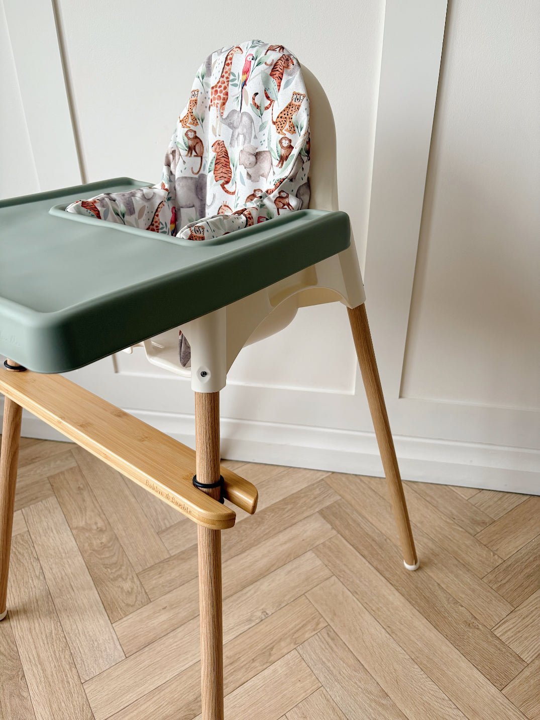 IKEA Highchair Full Glow-Up Bundle – Jungle Animals