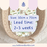 Safari Animals PVC Changing Basket Liner | Bobbin and Bumble | Bobbin and Bumble.