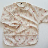 Long Sleeved Baby Bib - Alpacas