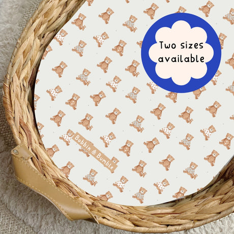 Teddy Bears PVC Changing Basket Liner | Bobbin and Bumble | Bobbin and Bumble.