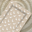 Deluxe Baby Changing Mat - White Goose Unisex Print | Bobbin and Bumble.