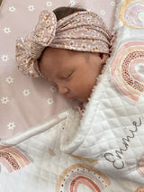 Standard Changing Mat - Pink Daisy Print