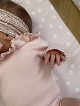 Standard Changing Mat - Pink Daisy Print