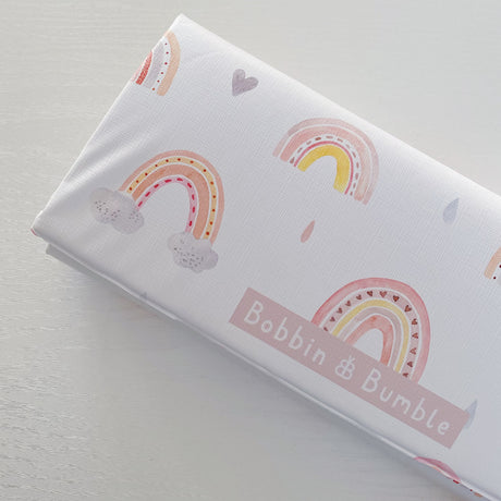 Compact Rainbow Travel Changing Mat | Bobbin and Bumble | Bobbin and Bumble.