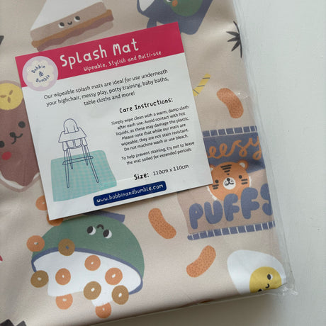Splash Mat Bundle - Snack Time and Rainbows
