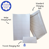 Complete Baby Changing Mat Bundle -  Beige Gingham