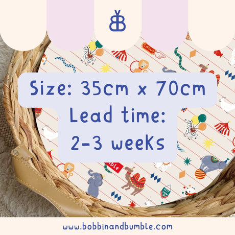 Circus PVC Changing Basket Liner