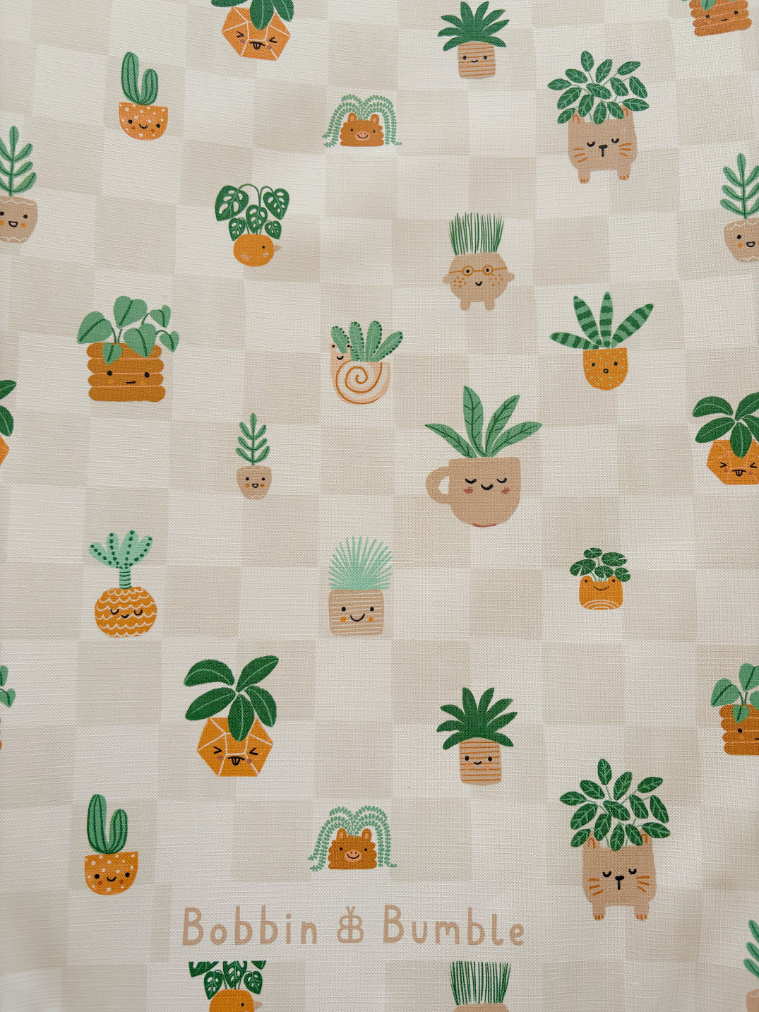 Anti-Roll Wedge Baby Changing Mat - Pot Plants