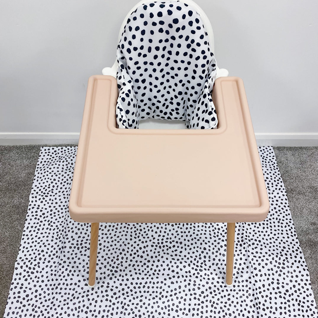 IKEA Highchair Cushion Cover - Dalmatian Spotty Print | Bobbin and Bumble.