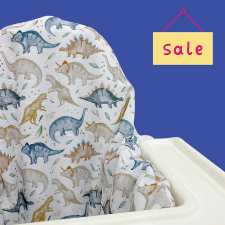 IKEA High Chair Cushion Cover - Roam Dinosaur | Bobbin and Bumble.