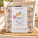 The Uppy Toddler Booster Cushion – Blue Harlequin | Machine Washable