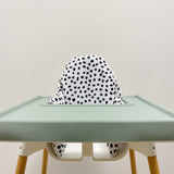 IKEA Highchair Cushion Cover - Dalmatian Spotty Print | Bobbin and Bumble.