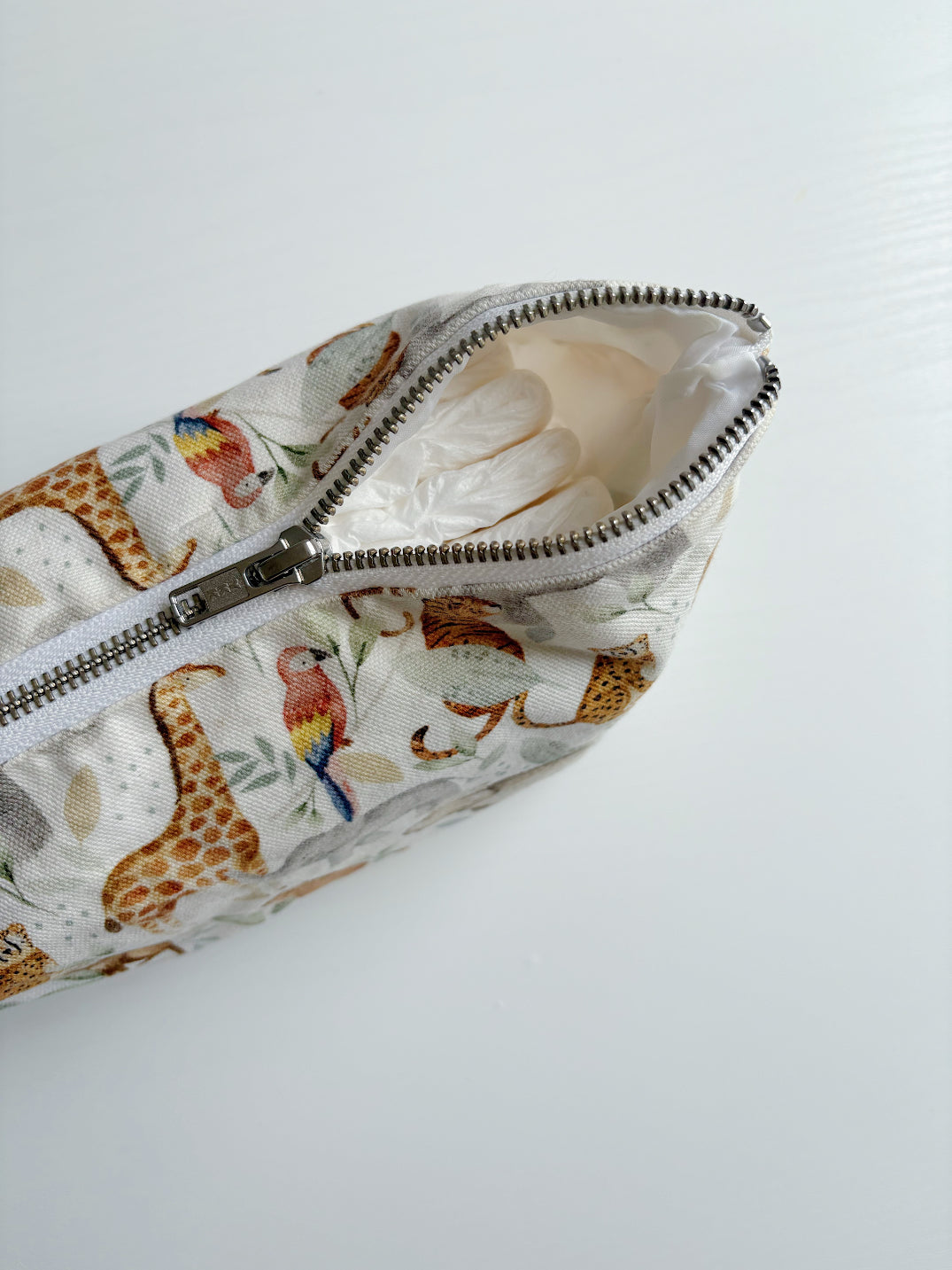 Nappy Wallet - Jungle Animals Print