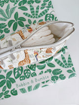 Nappy Wallet - Jungle Animals Print