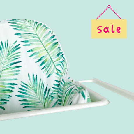 IKEA Highchair Cushion Cover - Tropical Leaf Print | Bobbin and Bumble.