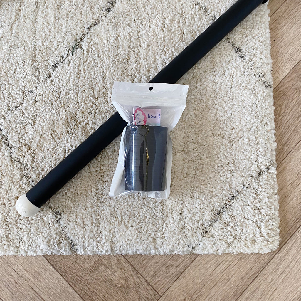 Vinyl Leg Wraps for IKEA Antilop Highchair - Matt Black | Bobbin