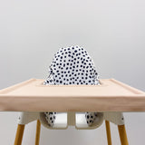 IKEA Highchair Cushion Cover - Dalmatian Spotty Print | Bobbin and Bumble.