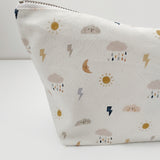 Nappy Wallet - Weather Print | Bobbin and Bumble.