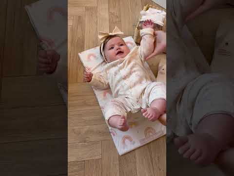 Travel Changing Mat - Pink Rainbow