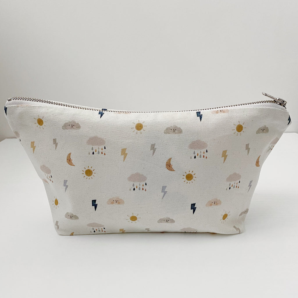 Nappy Wallet - Weather Print | Bobbin and Bumble.
