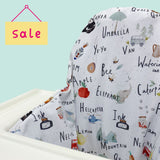 IKEA Highchair Cushion Cover - Alphabet Print