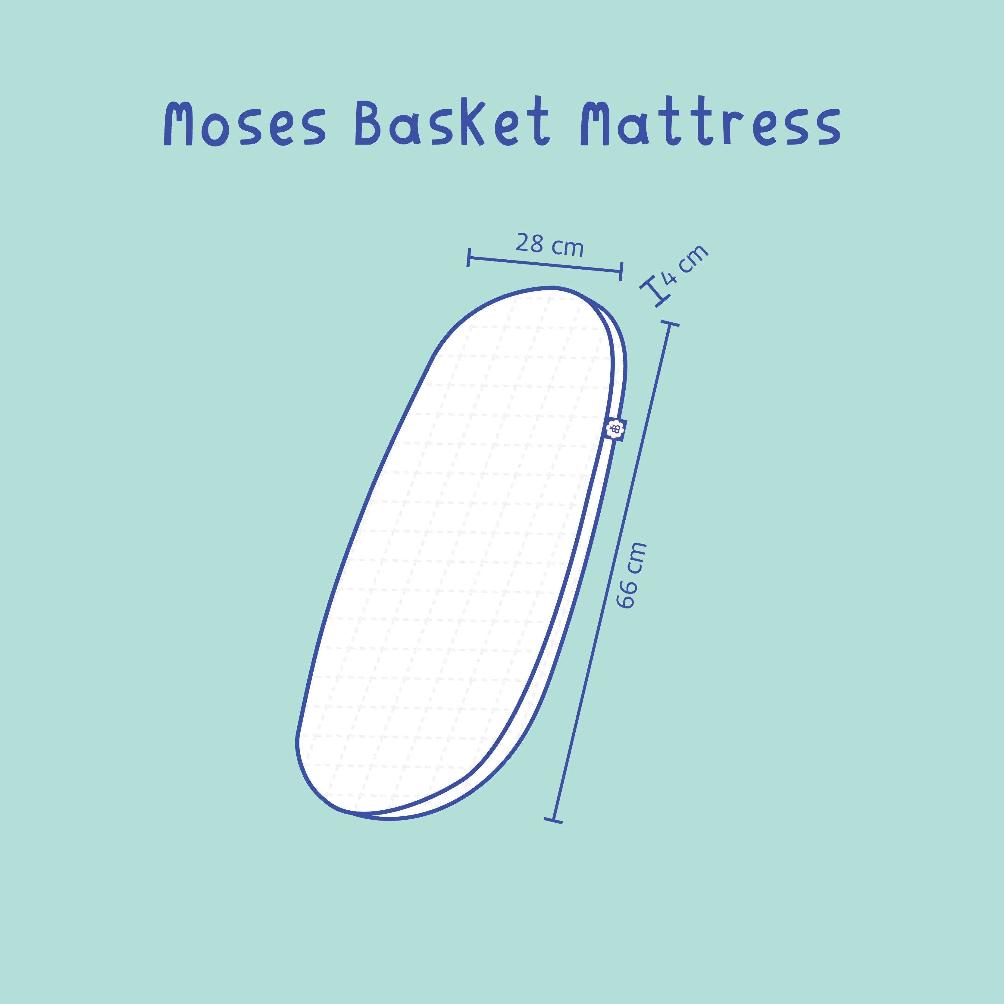 Moses basket replacement mattress shop
